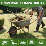 TICONN 20x8.00-8, 20x10.00-8 Inner Tube, 2 Pack Inner Tire Tube for Wheelbarrow Tires, Replacement Tube with TR-4 Straight Valve Stem for Wheelbarrows, Lawn Mowers, Garden Tractor, ATVs, Tractor