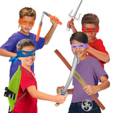 Avazera Turtle Shell Superhero Cosplay Costume props Weapon Mask Kid toys for birthday Halloween Christmas gifts