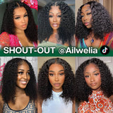 Curly Bob Wig Wear And Go Glueless Human Hair Pre Plucked Pre Cut 5x5 Hd Lace Closure Wigs Human Hair Wig Short Curly Wigs For Black Women Jerry Curl Wig 200Density 14 Inch