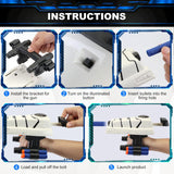 Star & Wars Stormtrooper Toys Foam Blaster for 5 6 7 8 9 + Year Old Boys, Superhero Power Blast Gauntlet Toys with 30 Darts for Costume & Role Play Gifts for Birthday Christmas