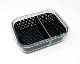 Dual Dunk Iso Soak Cleaning Station (Small, Black)
