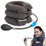 Branfit Cervical Neck Traction Device Pro - Adjustable Neck Support and Neck Stretcher for Spine Alignment and Neck Pain Relief