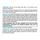 XYMOGEN BergaCor Plus - Bergamot Supplement - Polyphenols to Support Cardiovascular Health + Help Maintain Healthy Cholesterol Levels Already Within Normal Range (60 Tablets)