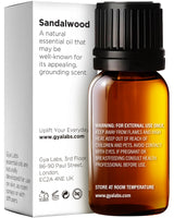 Gya Labs Sandalwood Essential Oil for Serenity & Tranquil Living - 0.34 fl oz - 100% Pure Natural Premium Quality Sandalwood Essential Oils for Skin Care, Diffuser, Perfume, Candle and Soap Making