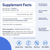 Essential Stacks Saccharomyces Boulardii Probiotics (Non-GMO & Gluten Free) - 5 Billion CFUs for Gut Health (60 Capsules)