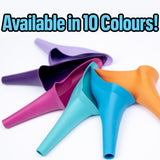 SHEWEE Flexi – The Original Female Urinal – Made in The UK – Reusable, Flexible & Portable Urination Device. Festival, Camping, Car, Hiking Essentials for Women. Stand to Pee Funnel – Aqua