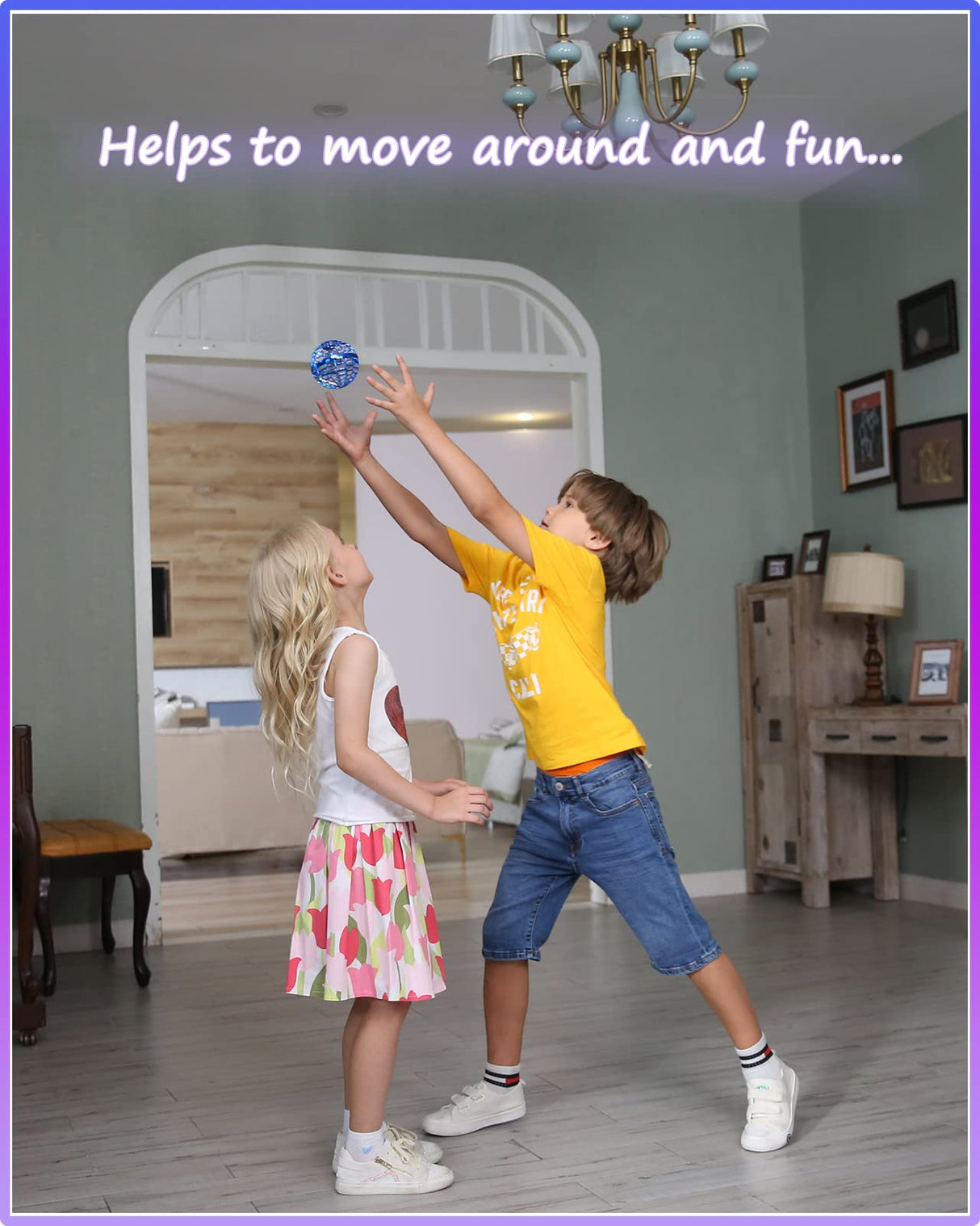 Cosmic Fly Ball 2025 Flying Orb Ball with Lights,UFO Hand Operated Mini Drone for Kid,Galactic Fidget Spinner Boomerang Hover Balls,Christmas Birthday Gifts Toy for 6 7 8 9 10+ Year Old Boy Girl Teens