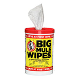 Mule Head Brand XL Heavy-Duty Cleaning Wipes – (10" x 12") – All-Purpose Garage, Automotive & Car Interior Cleaning – Ink, Paint, Tar & Grime Remover – Home, Tools & Multiple Surfaces