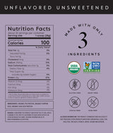 Truvani Vegan Pea Protein Powder | Unflavored | 20g Organic Plant Based Protein | 20 Servings | Keto | Gluten & Dairy Free | Low Carb | No Added Sugar