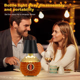 SOUDFK 2026 New Wireless Bottle Lamp,RGB LED Bottle Light with Remote(RGB Sapphire Blue, 1pc)