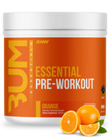 RAW Essential Pre-Workout Powder (Orange) - Chris Bumstead Sports Nutrition Supplement for Men & Women - Preworkout Energy Powder with Caffeine, L-Citrulline, L-Tyrosine, & Beta Alanine Blend
