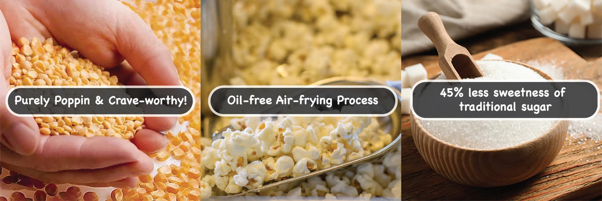 CHEF POPPIN Gourmet Flavored Popcorn, Non-GMO, Chili & Spice, 20g, 6 Pack, .71 oz each