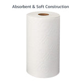 AmazonCommercial 2-Ply White Adapt-a-Size Kitchen Paper Towels (SOFI-054) | Bulk | Adapt-a-size | Individually Wrapped | FSC Certified |140 Towels per Roll (12 Rolls)(11 x 6 Sheet)