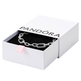 PANDORA ME Link Chain Bracelet - Bracelet for Women - Compatible with ME Charms - Features 2 Connectors - Gift for Her - Sterling Silver - with Gift Box - 7.9"