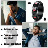 Besteel 16Pcs Stainless Steel Spinner Fidget Rings for Men Women Size 8
