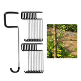 Limb Spreaders for Fruit Trees 21 PCS, 10 Inch Tree Limb Spreader, Metal Fruit Tree Branch Spreaders with Bark-Protective Rubber Hooks, Tree Branch Support for Apple Pear Cherry Plum (10 Inch)