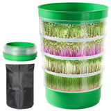 AOMGD 4-Tier Microgreens Growing Seed Sprouting Tray