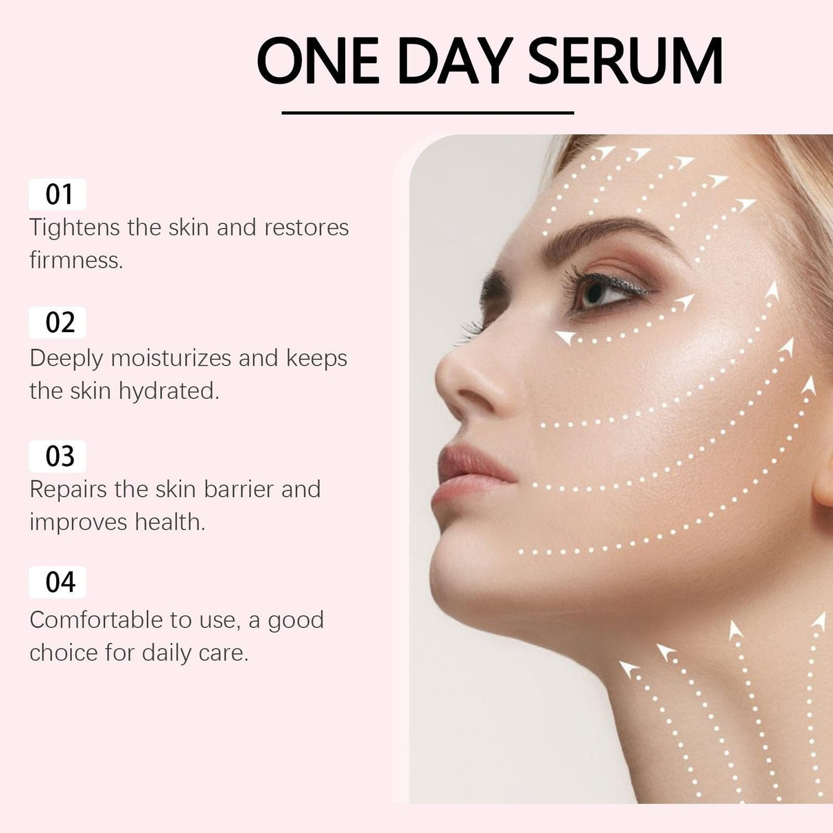 PDRN PinkOne Day Serum, Salmon DNA Repair Essence Ultra-Hydrating Vials 2ML/10bottles, Moisturizer & Firming Serum