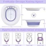 Electric Sitz Bath, Sitz Bath for Hemorrhoids, Sitz Bath for Toilet Seat, Sits Bath Kit for Women, for Soothes Hemorrhoids & Perineum, Automatic Flushing