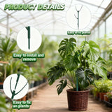 Stackable Monstera Plant Support Stakes，Plant Stand Indoor，Stackable Monstera Plant Support Stakes，Plant Stand Indoor，Garden Tools & Garden Accessories, Equipped with clipsstrapsVelcro (5pack)