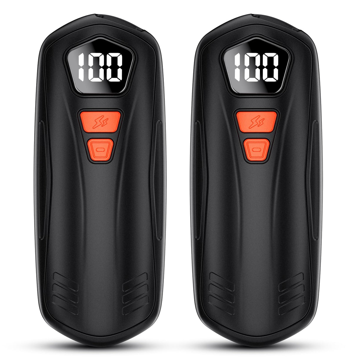 AI Hand Warmers Rechargeable 2 Pack, AI Smart Chips Electric Hand Warmers, Long Lasting Safe Heat, Portable Pocket Heater, Gifts for Christmas, Outdoor, Golf, Hunting, Camping Accessories -Black