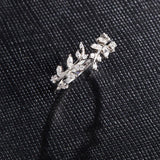 HNMZZPL Adjustable S925 Sterling Silver Ring for Women