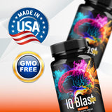 IQ Blast Pro Capsules - Official IQ Blast Pro Advanced Supplement Pills, IQ Blast Pro Premium Formula for Wellness & Health Support, Original IQ Blast Pro Reviews, 60 Capsules for 1 Month