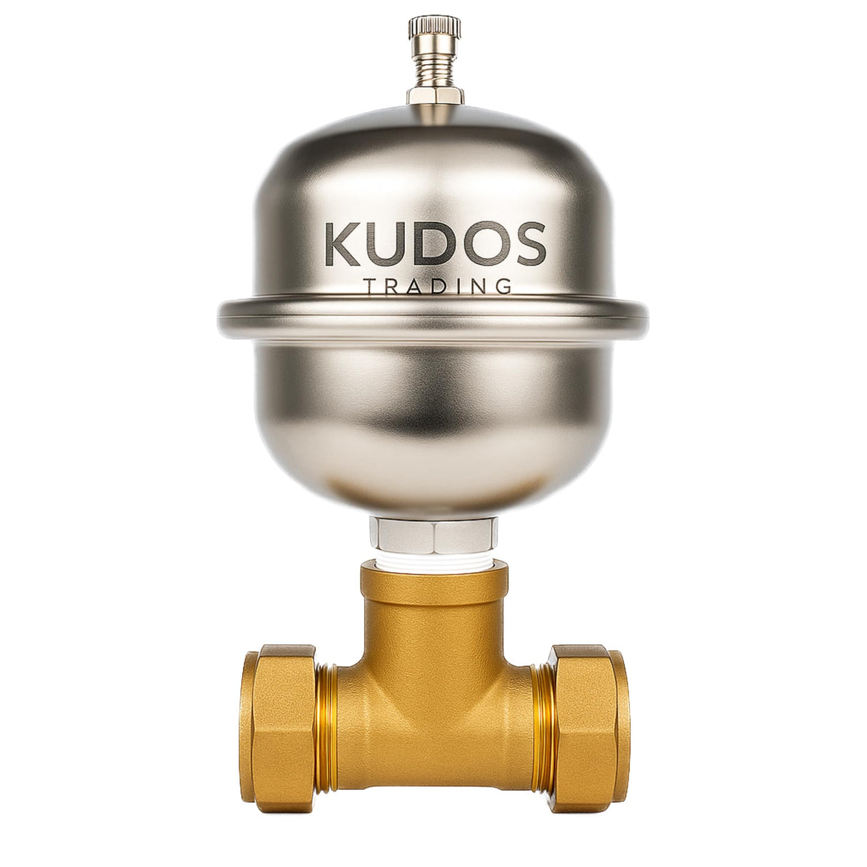 Kudos-Trading 15mm Shock Arrestor Water Hammer Arrestor for Washing Machines – Brass Compression Fit Valve, Noise Reducer, Protects Plumbing System, Easy Installation.