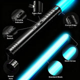Lightasaber, Rechargeable Sword Toy for Kids, Halloween Xmas Gift, Cosplay