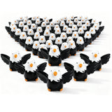 Nyuemystery 100 Pcs Mini Resin Bald Eagle Figurines, Patriotic American Eagle Statues for Garden Decor, Party Supplies, Independence Day Celebrations (Bald Eagle)