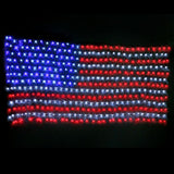 XTF2015 Led Flag Net Lights of The United States, American Flag Lights, Waterproof American Flag String Light for Outdoor, Independence Day, Memorial Day, Decoration, Garden, Indoor and Christmas