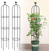 2PCS 6FT Obelisk Trellis for Climbing Plants, Kalolary Garden Tower Trellis