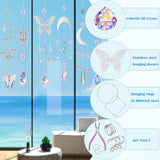 Lyukii 300 Pcs DIY Suncatchers Making Kits Craft for Adults Crystal Suncatchers for Window Hanging Sun Catcher with Chain Rainbow Maker Crystal Prisms Decor for Home Garden Party Wedding Ornament