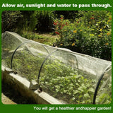 Garden Netting, 15x15Ft Plant Covers Ultra Fine Mesh Netting Pest Barrier Protection Bird Mosquito Net Plants Cover for Vegetables Fruits Flowers Crops Garden