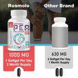 Liposomal Palmitoylethanolamide 1000 mg + Luteolin 100 mg, Micronized Pea 99% Highly Purified - Enhanced Absorption and Bioavailability, 60 Softgels