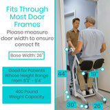 Vive Mobility Sit to Stand Patient Lift for Handicapped - Stand Assist Lift Aid for Home Care Use - Elderly Lift Assist Transfer Device - Transport Chair Stand Assist for Seniors, Adults & Disabled