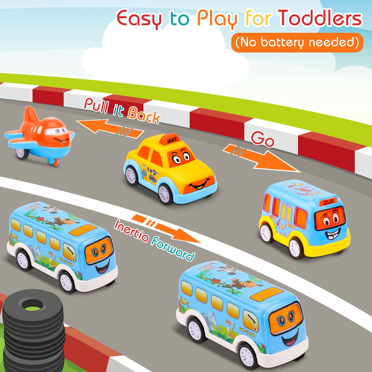 Nicmore Carrier Truck Toddler Toys Car: Transport Toy for 1 2 3 4 Year Old Boys Girls 18 Month 5-in-1 Kid Playset Gifts for Preschool Birthday Christmas