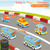 Nicmore Carrier Truck Toddler Toys Car: Transport Toy for 1 2 3 4 Year Old Boys Girls 18 Month 5-in-1 Kid Playset Gifts for Preschool Birthday Christmas