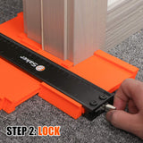 Saker Contour Gauge Duplication-Adjustable Lock-Precisely Copy Irregular Shape-Irregular Woodworking Tracing-Must Have Tool Christmas Gifts for DIY Handyman Men Husband Dad 10 Inch+5 Inch