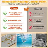 Vitaler Warming Mat for Food, Electric Warming Trays, Upgrade Graphene Fast Full-Surface Heating Mat for Food with 6 Level Temp, 6 Hours Timer, Food Warmer Pad, Not Included Heat-Insulating Mat