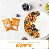 Yogourmet Yogurt Starter (16 Pack Bulk Version) - Make Yogurt at Home - Starter Culture - All Natural, Gluten Free, Kosher, Halal - 3 g Sachets