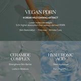 VT COSMETICS PDRN Daily Mask 30 Sheets, Vegan PDRN for Skin Restoration & Radiance, Hydrating & Moisturizing, Anti-Aging, Plumping Effect, Korean Face Mask (350g)