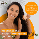 2 Pack RA Cosmetics 100% Natural Unrefined Batana Hair Oil for Healthy Hair, 16 oz | Nourishing Hair Moisturizer for Damaged Hair Repair| Strengthening and Nourishing Hair Conditioner - Sourced from Honduras