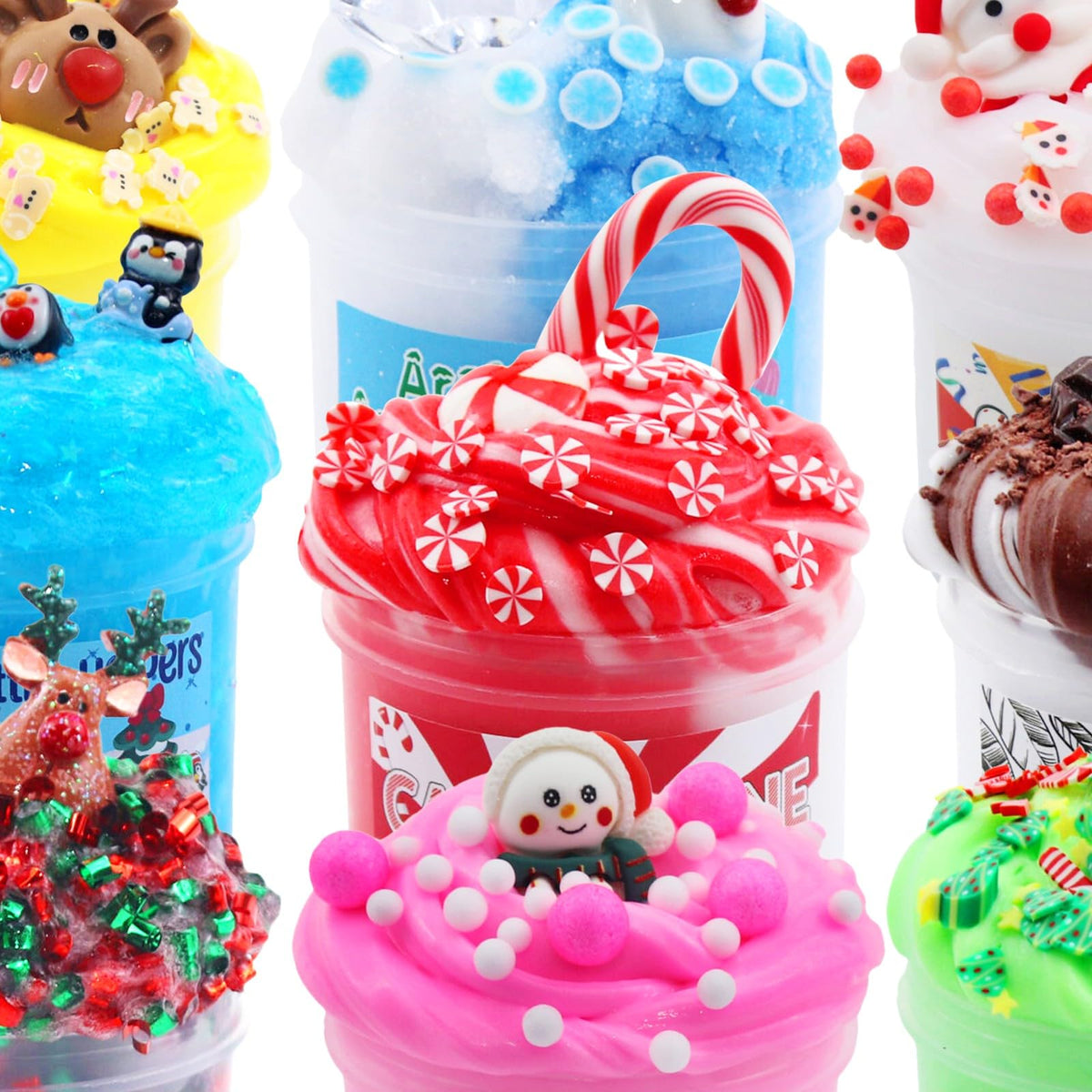 Funewest Slime Advent Calendar 2026 for Kids 24Day Christmas Countdown Kit