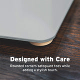 Etekcity Scale for Body Weight, Digital Bathroom Weighing Machine for People, Large and Easy-to-Read Backlight Display, Accurate with High Precision Measurements, Durable Tempered Glass, 400 lbs