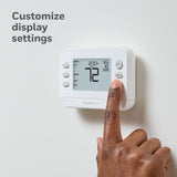 New! Honeywell Home Programmable Thermostat, Single-Stage, 1 Heat/1 Cool Compatibility, 5-2 Day Schedule, X2P, White, RTH20B