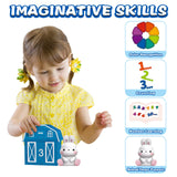 Learning Toys for 1 2 3+ Year Old Toddler,Farm Animals Barn Toy Sorting Toy