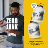 Levels Grass Fed Whey Protein Powder, No Artificials, 24G of Protein, Vanilla Bean, 5LB