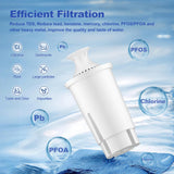 BREAUILL Water Filter Replacement Compatible with Brita Water Filter, Pitchers, Classic, OB03, Mavea,10700, 35557, Pitcher Water Filter by BREAUILL, New Upgraded Reduce TDS, Chlorine (3PCS)
