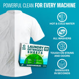 Sudstainables Laundry Detergent Sheets, Fresh Linen, 200 Loads